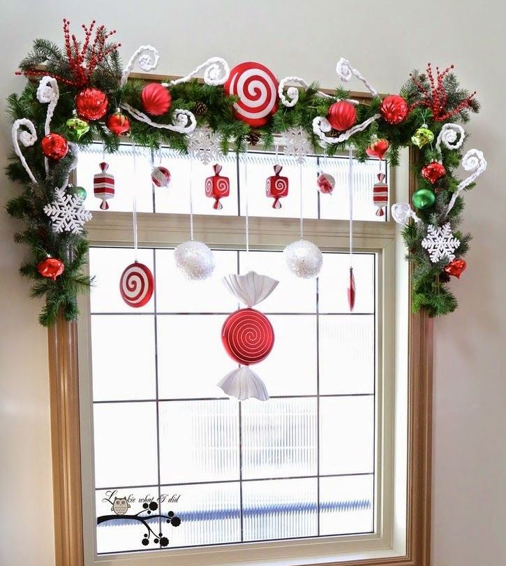 accesorios colgantes para ventanas navideñas