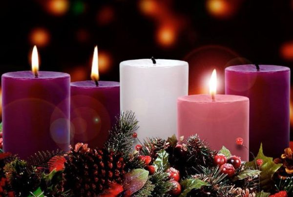 como decorar con velas para navidad