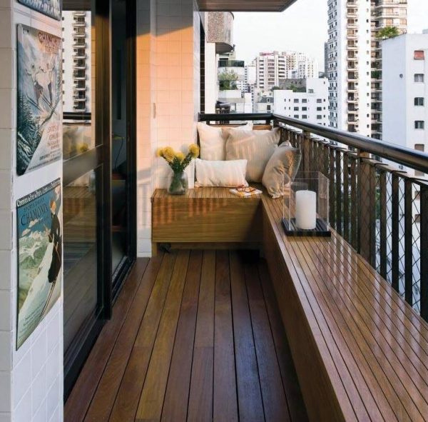 balcon de madera para exterior