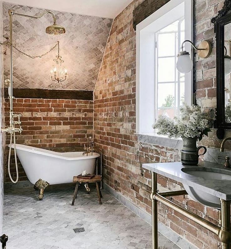 baños rusticos modernos fotos