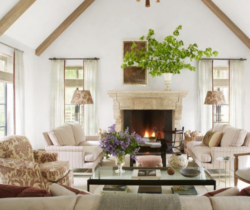 + 60 Ideas de Salones con Chimenea ⇒ 【Originales】 ️