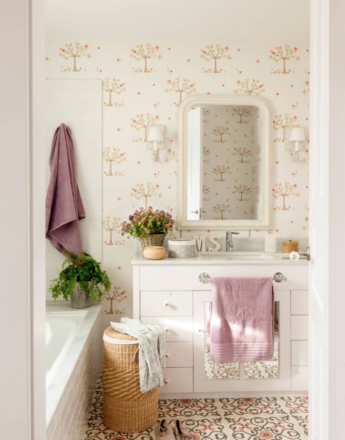 cuarto de baño sin azulejos