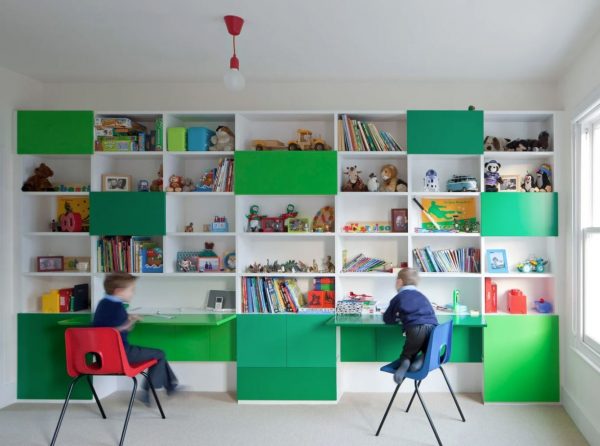 escritorio modular para niños