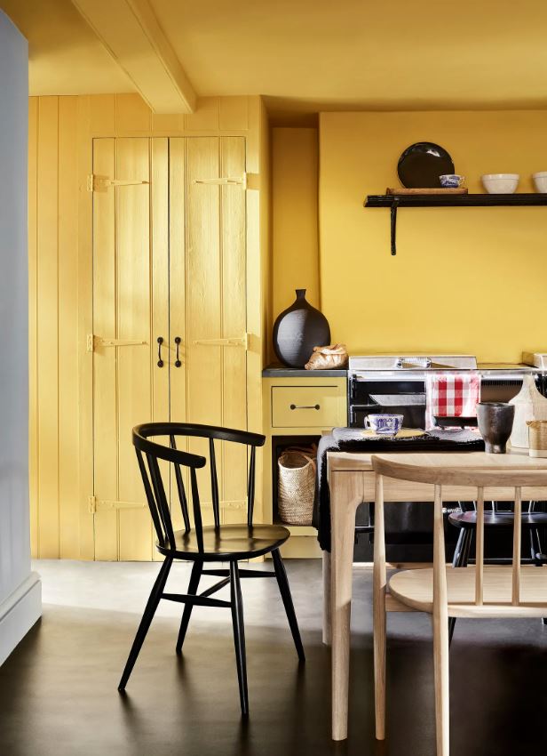 colores pared cocina amarilla