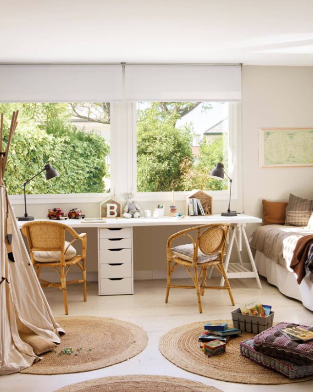 decoracion habitaciones compartidas estudio