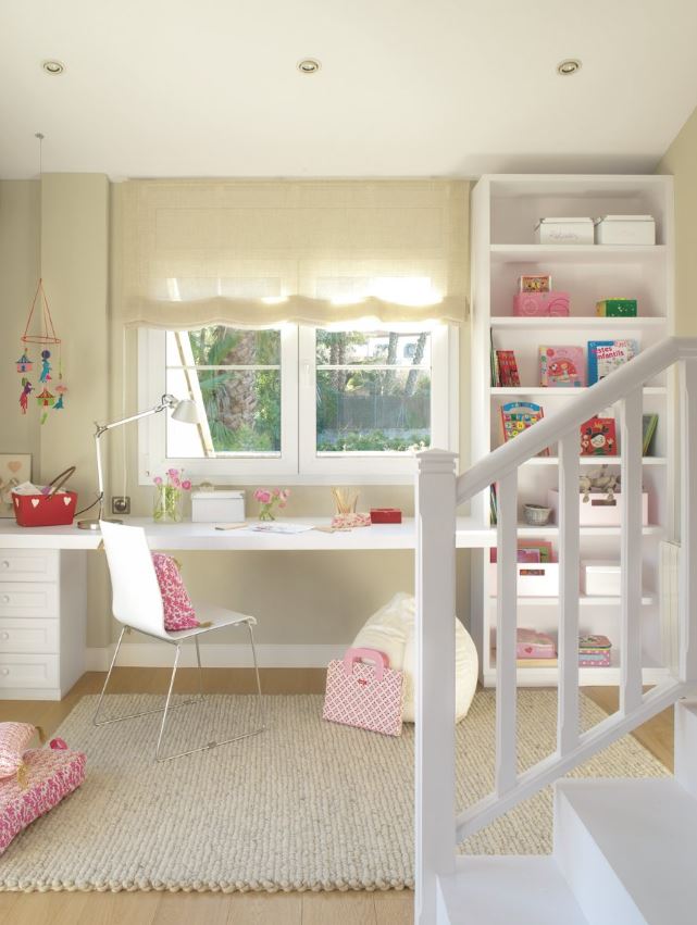 dormitorio chica joven estudio