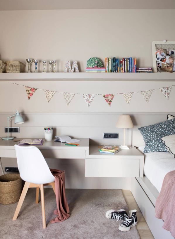 habitacion infantil escritorio bajo