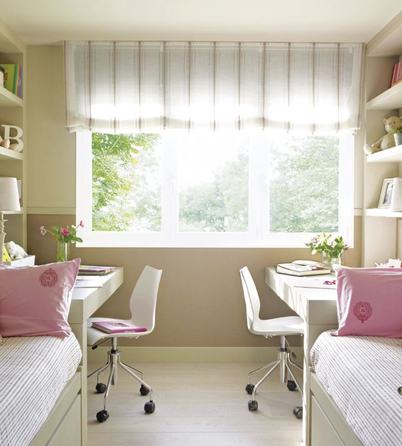 habitaciones compartidas para estudiar niñas