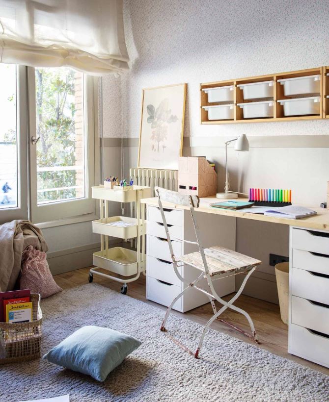 habitaciones de estudio modernas clasicas