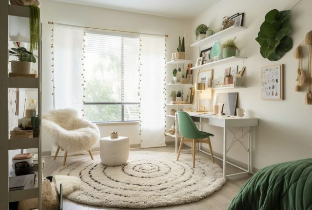 habitaciones de estudio modernas nordicas